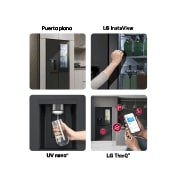 Funciones Nevecon French Door InstaView Door-In-Door LG GM57SXM